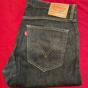 Levi’s 511, dark wash, Commuter jeans, 36x32